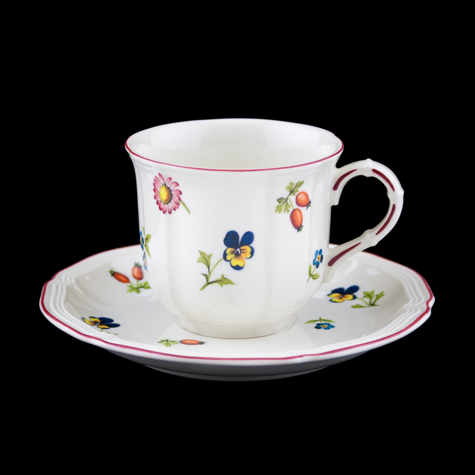 Kaffeetasse + Untertasse - NEUWARE - Petite Fleur - Villeroy & Boch
