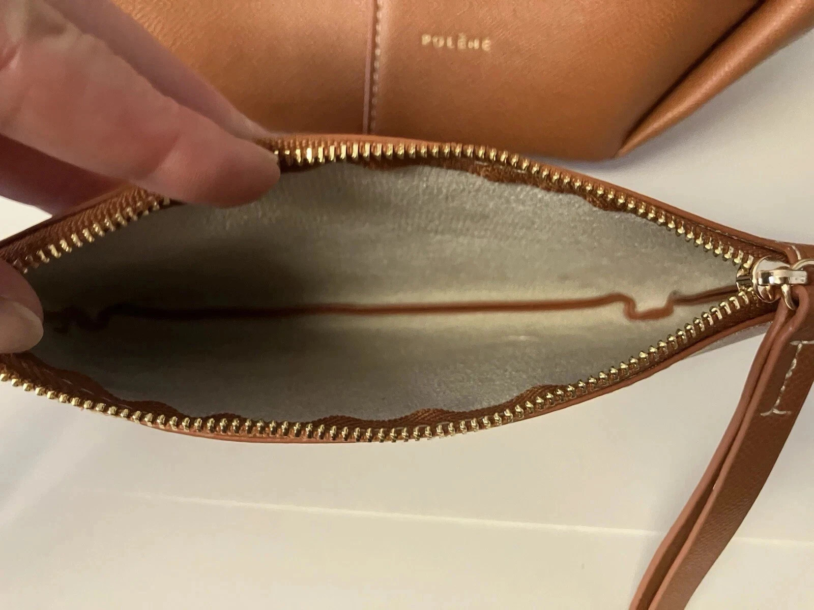 Polene Cyme Camel Bag Large NEW WITH TAGS