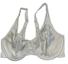 Wacoal Bra Women 32D Ivory Underwire 855192 Unlined Seamless Basic Beauty Bow