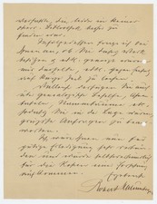 Brief Schlumberger Robert Wien Sekthersteller Wein Stadtarchiv Kaufbeuren 1924