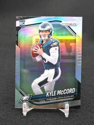 2025 Panini Prizm #377 Kyle McCord Silver Prizm RC Rookie Philadelphia Eagles