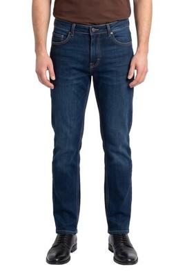 Herren Jeans in Straight Fit bequeme Stretch Hose aus Super Flex Denim Pants