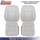 2013-2018 Fits Lexus ES350 ES300H Genuine Leather Front Seat Covers Light Gray