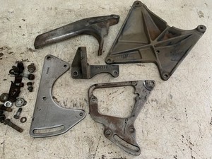 1970s 70s ERA BIG BLOCK CHEVY OEM AIR CONDITIONER COMPRESSOR BRACKETS CHEVROLET