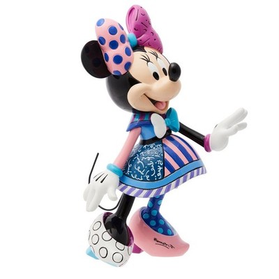 Minnie Mouse 9-Inch Figurine Romero Britto Figurine in Technocolor Joy 6015550