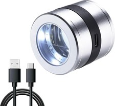10X Jewelers Loupe Rechargeable, Magnifier wi...
