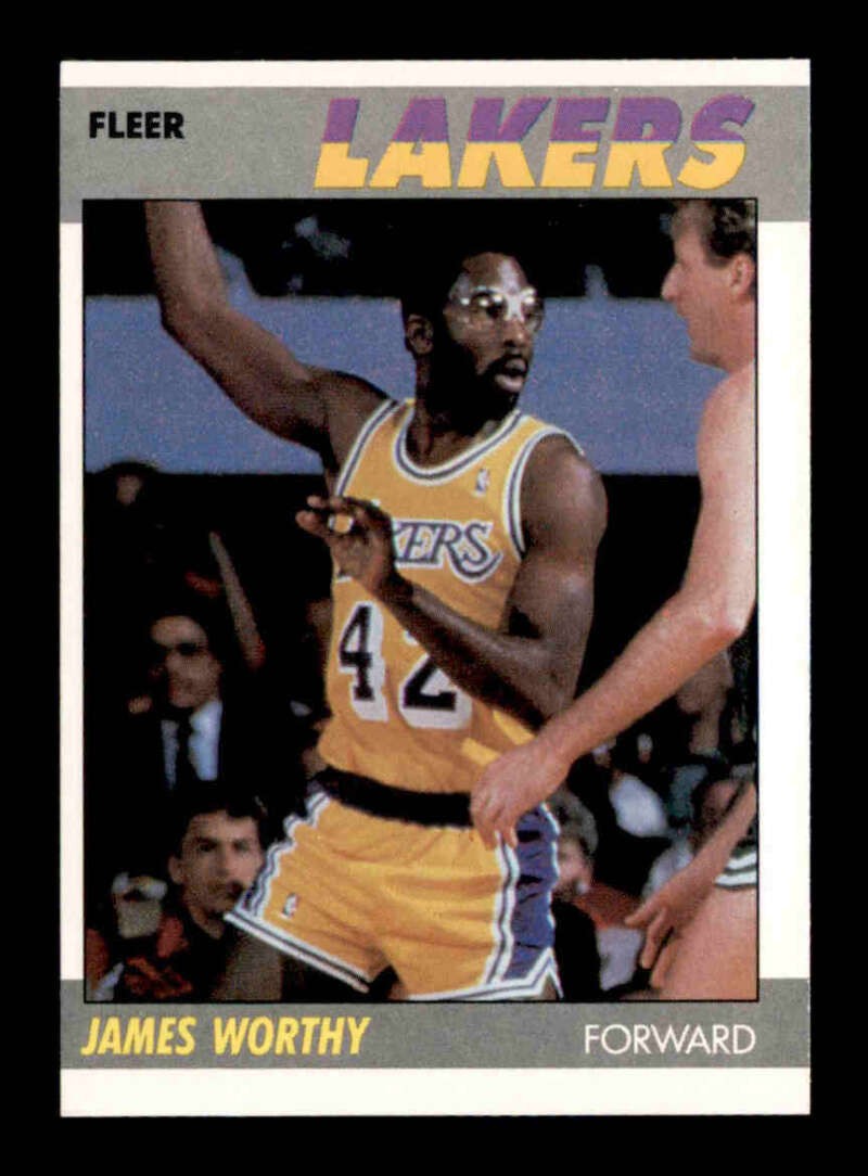 1987 Fleer #130 James Worthy   NM X3554597