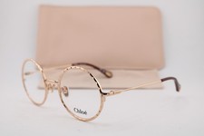 NEW CHLOE CH0232O 007 GOLD BURGUNDY AUTHENTIC EYEGLASSES 52-23