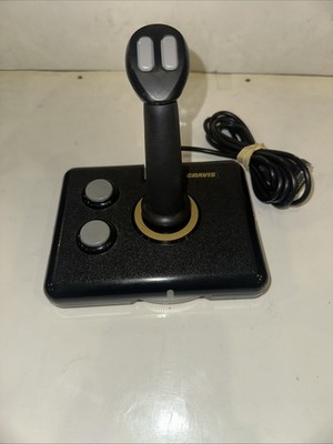 Vintage Advanced Gravis Analog Joystick Controller IBM PC Flightstick UNTESTED