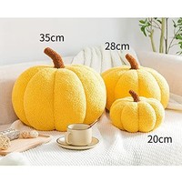 KüRbis Kissen 3D PlüSch Halloween Dekokissen Herbst Deko Kissen Pumpkin Pillow