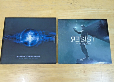 Within Temptation - Resist & The Silent Force - 2x Music CD's - VGC