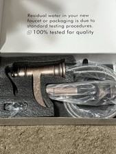 BWE Waterfall Single Hole Single-Handle Low-Arc Bathroom Faucet W/Drain Copper