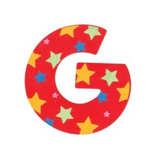 Star Letter G Red