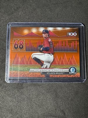 2024 Bowman - Bowman Scouts Top 100 Hurston Waldrep Orange Refractor /25 