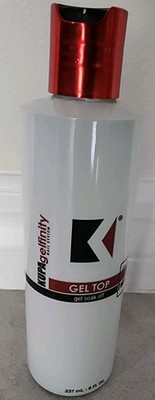 KUPA Gelfinity Gel Nail Polish UV/LED 8fl.oz Refill Gel No Cleanse Top Coat
