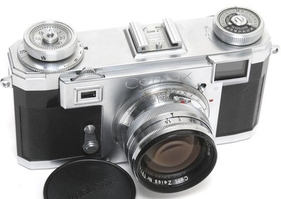 Zeiss Ikon Contax IIa w. Zeiss Sonnar 1,5/50mm shutter defect