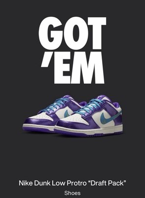 Kobe Bryant x Nike Dunk Protro Low Draft Day