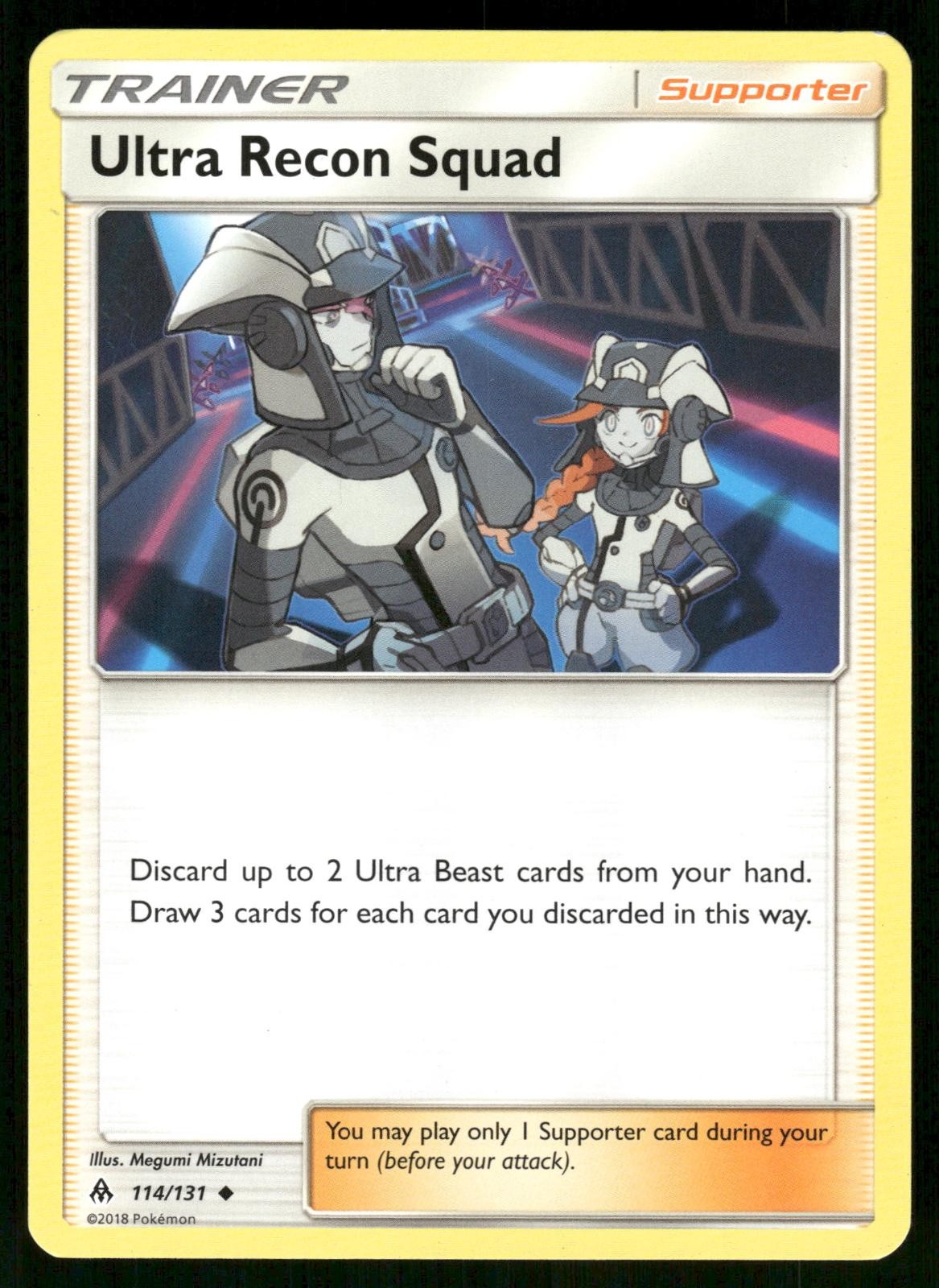 Ultra Recon Squad 114/131 Uncommon Forbidden Light Pokemon Near Mint