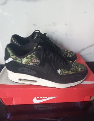 Nike Air Max 90 SE Floral Black Vintage 2016 881105-001 Gr 38 Special Edition 
