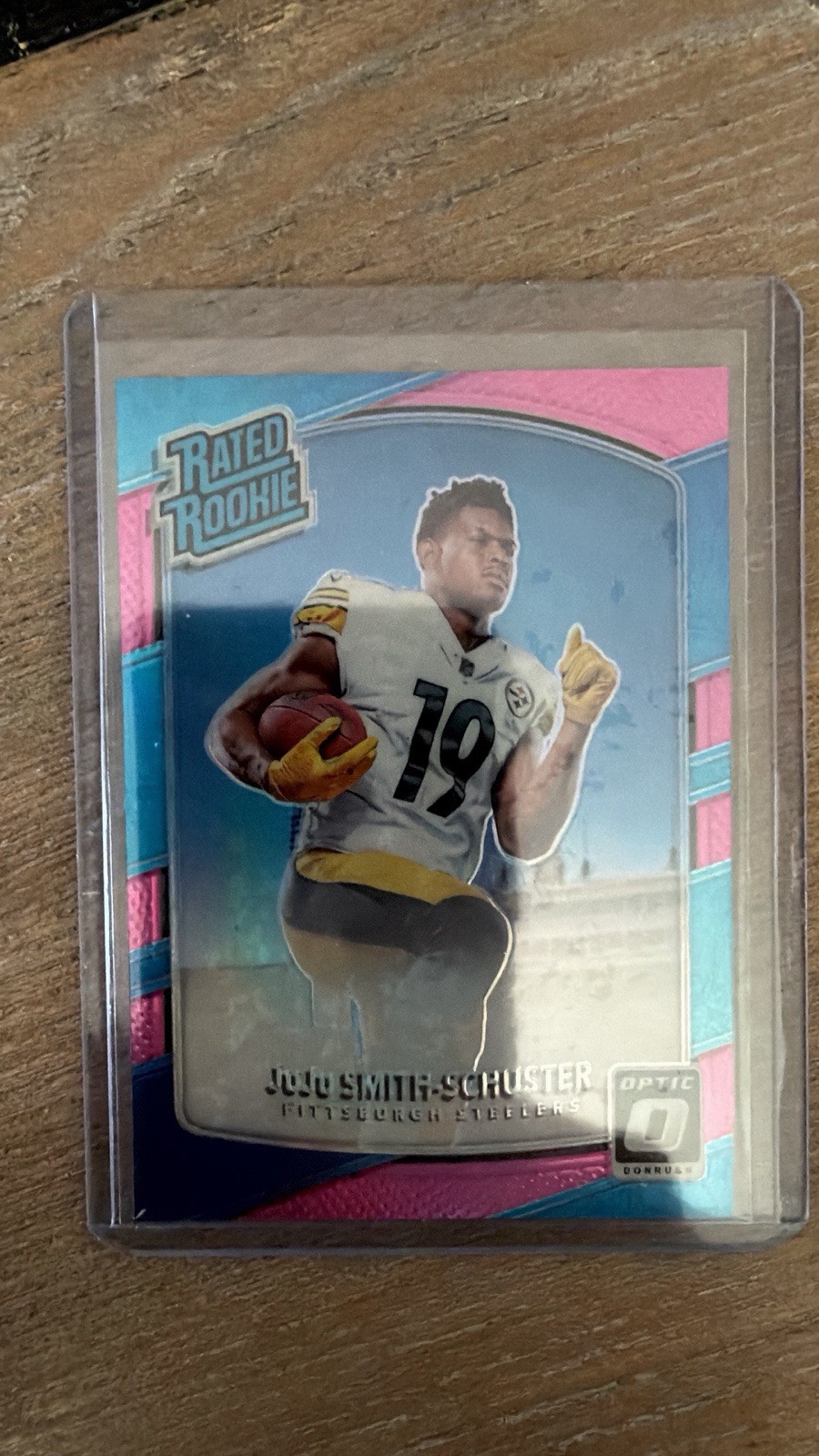 2017 Donruss Optic - Rated Rookie JuJu Smith-Schuster #176 Pink Prizm (RC)