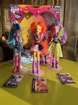 My Little Pony Equestria Girls Dolls Adagio Dazzle, Aria Blaze, Sonata Dusk