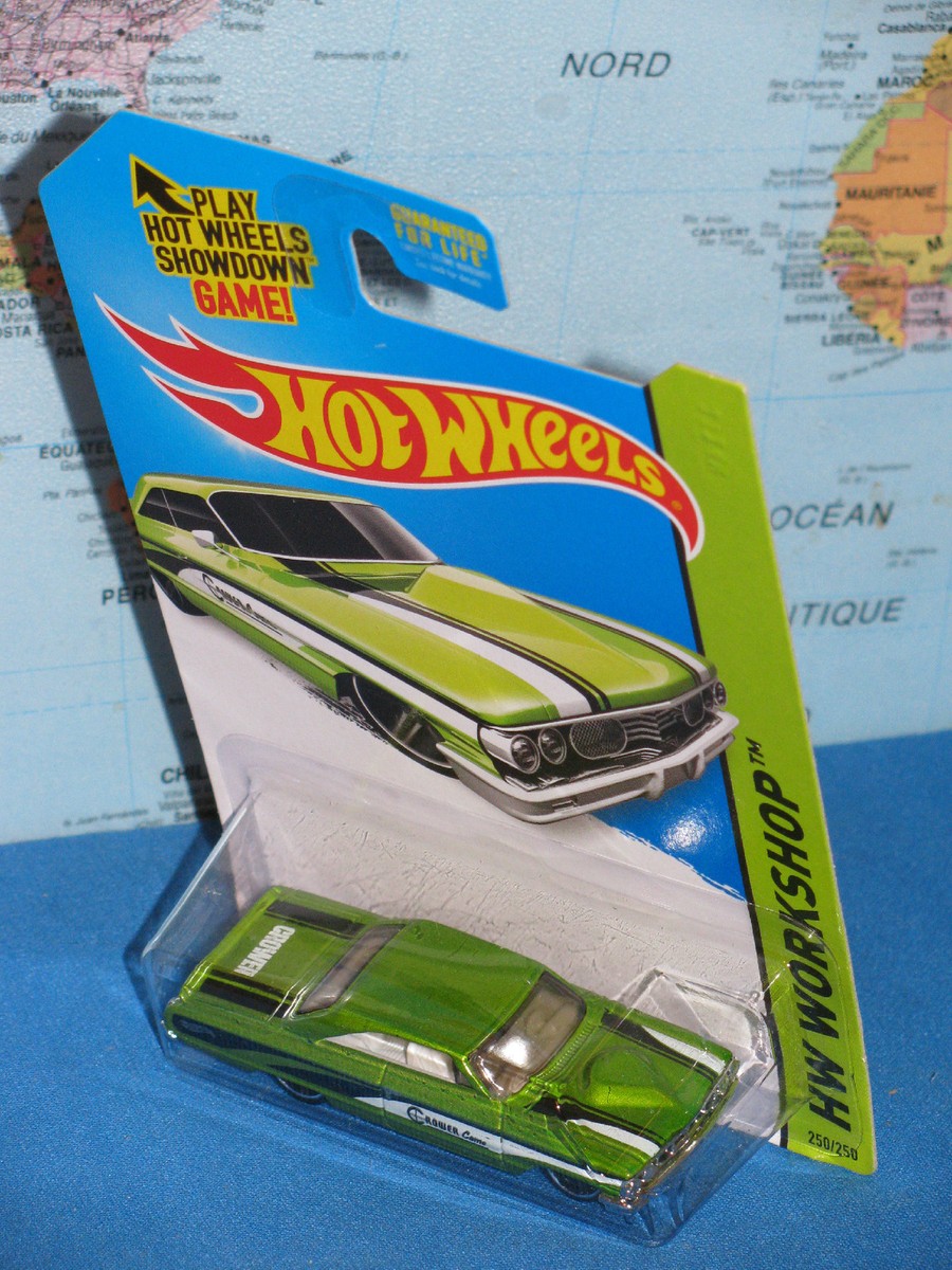 HOT WHEELS CUSTOM 1964 FORD GALAXIE 500 CROWER GREEN #250/250 HW