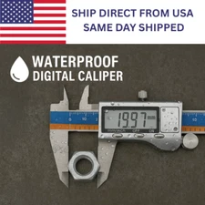 Digital Caliper 6", IP54 Stainless Steel Water Resistant Caliper with Large LCD