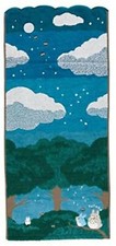 My Neighbor Totoro Cotton Face Towel Ghibli 34 x 80cm Moonlit Night Ghibli Japan