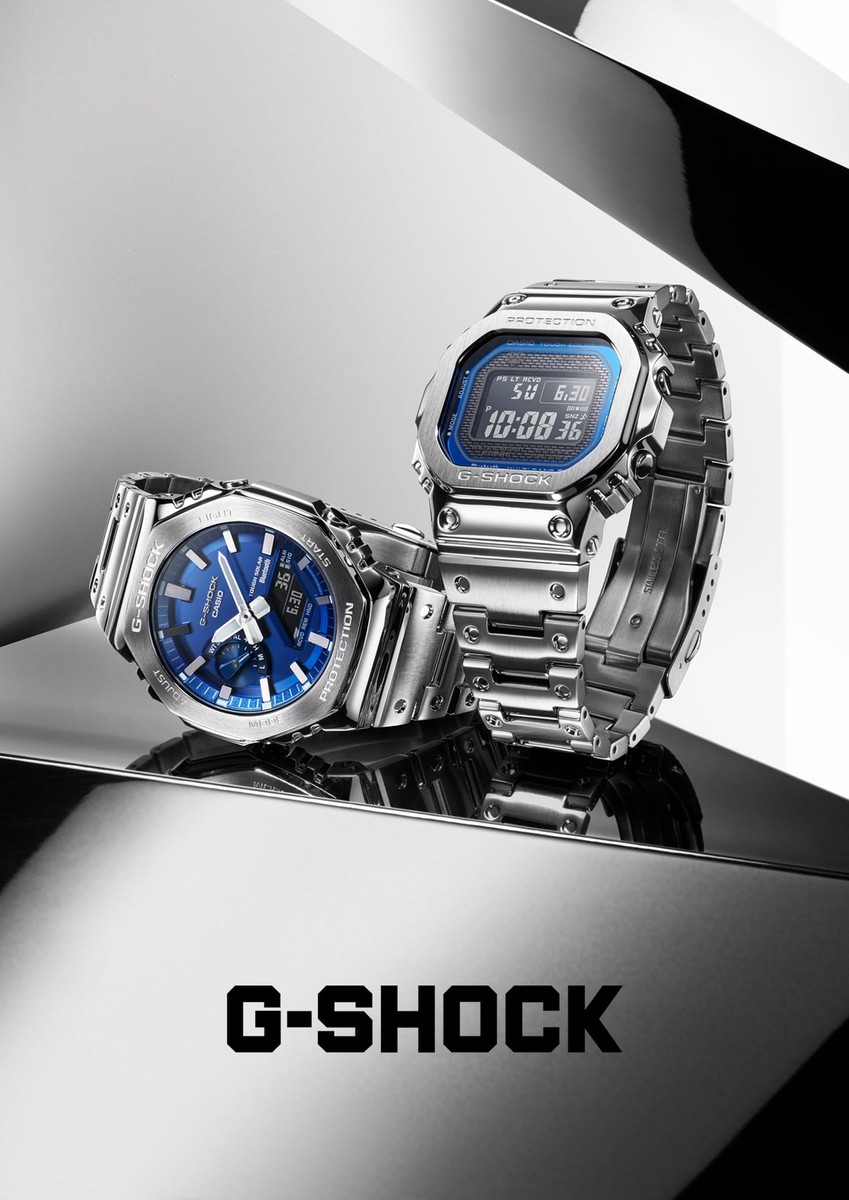 CASIO G-SHOCK GM-B2100AD-2AJF Blue Full Metal Solar Men's Watch
