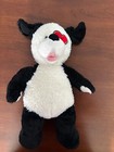 Build-A-Bear Black & White Dog with Red Heart Eye Patch 18"  Year 2011 1050128 — photo 3
