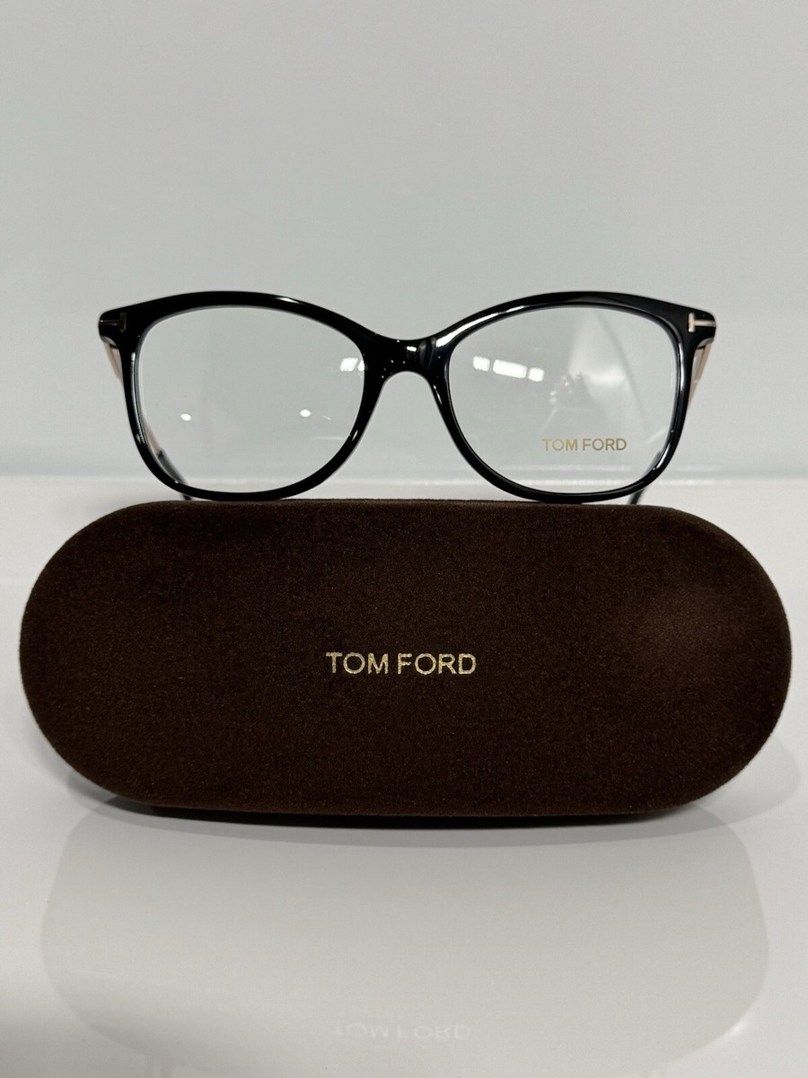 NIB Tom Ford TF 5510 001 Shiny Black soft Round Woman  display picture 1