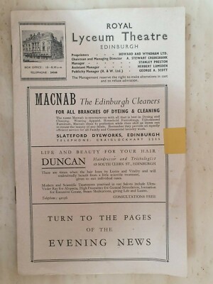 1947 DIE LINDE - SYBIL THORNDYKE JOHN DODSWORTH FREDA GAYE TILSA SEITE 