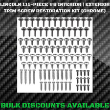 Lincoln Car Truck Interior Exterior Molding Engine Bay Chassis Trim Screw Kit