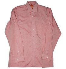 OLYMP Luxor Men's Slim Line Long Sleeve Shirt Business Size 16/41 Pink Top.