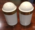 Home Accents Chamberlain Holiday Salt Pepper Shakers Estate  Collection Gold New — photo 1