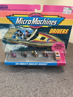 Micro Machines The Worlds Smallest Drivers Collection #1 New Galoob 1991
