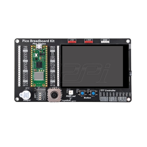 Raspberry Pi Pico/W Breadboard Kit mit 3,5 Zoll Touchscreen Breakout Board - Bild 15 von 15