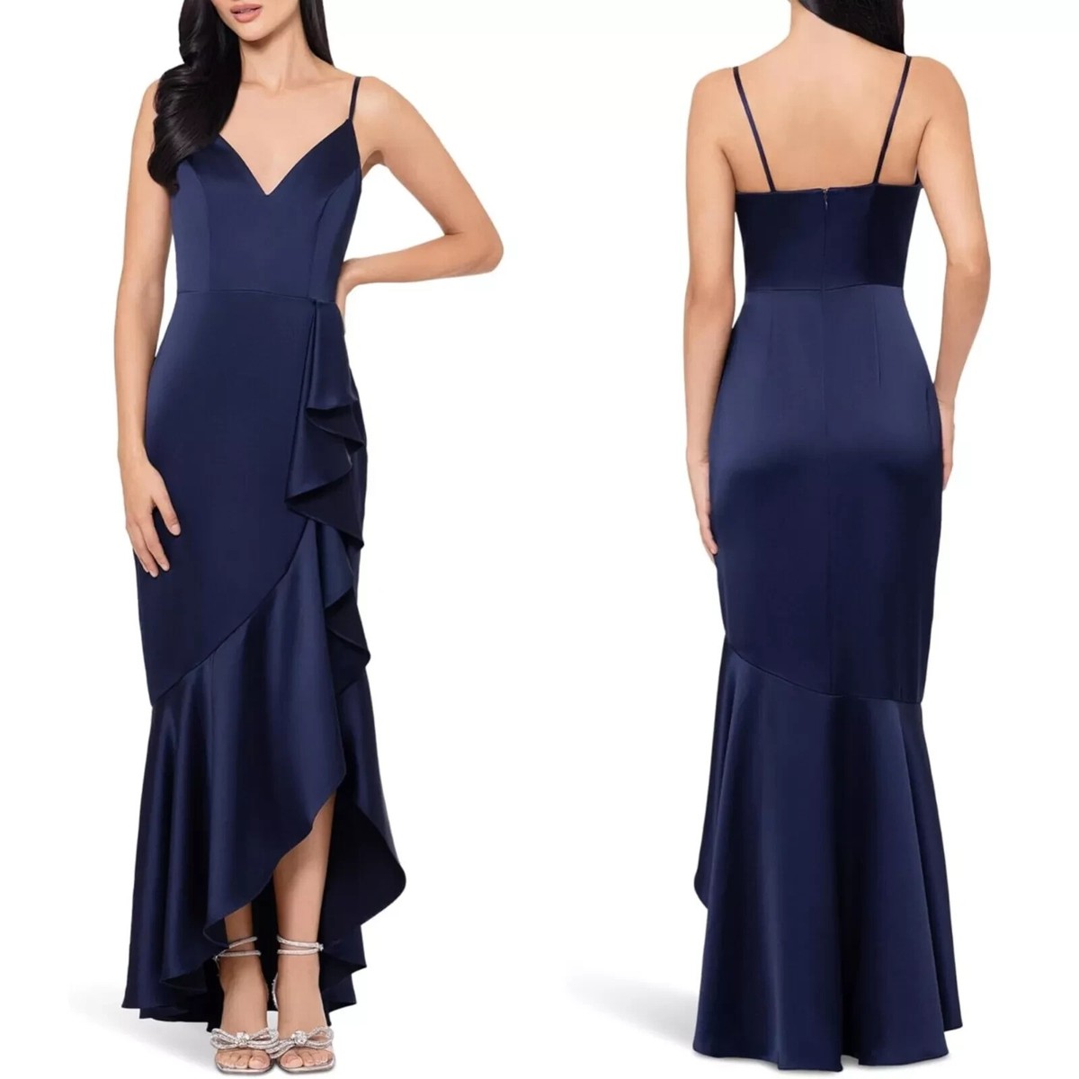 side ruffle midi dress Willow Strapless Ruffle Midi Dress Shop American Threads Women's Trendy Online Boutique Lavender / L