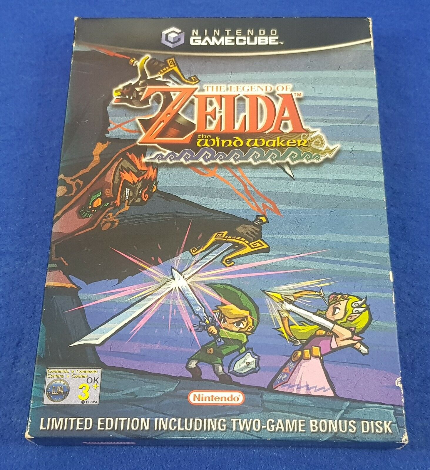 Legend of Zelda Wind Waker Wii U Limited Edition New Never Opened Sealed  Creased 45496903176