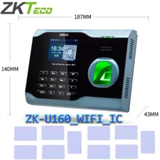 ZKTeco U160 USB Card Biometric Fingerprint WIFI-IC Time Clock Attendance System