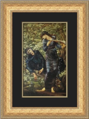 Edward Burne-Jones The Beguiling of Merlin Custom Framed Print