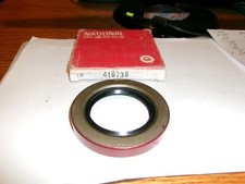 NATIONAL 416738 DOUBLE LIP OIL SEAL = 2.062" X 3.194" X .437"~MADE IN USA !!