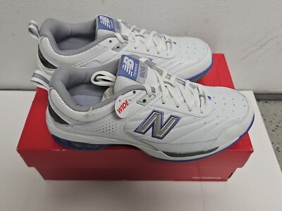 New Balance 806 Perforated Tennis  Womens White Sneakers Athletic Shoes WC806W