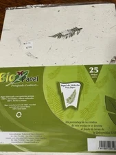 Handmade Paper. 25 pages. Biopaper from Ferns. Costa Rica.  UNIQUE