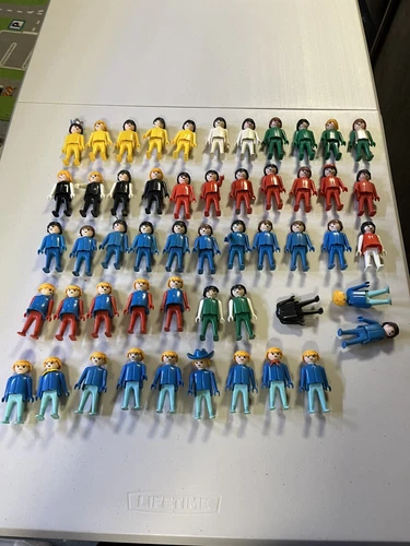 Vintage 1970s Playmobil Huge Lot 234+ Pieces People Accessories Horses + More
