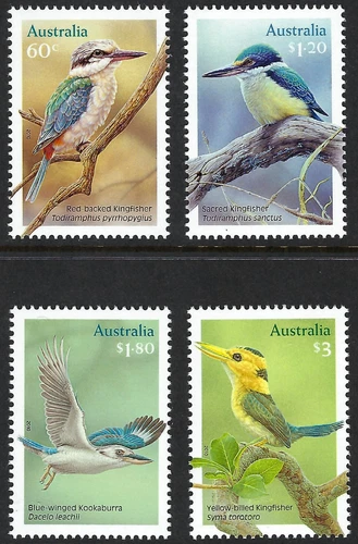 2010 Australia SG#3505/08 Australian Kingfishers set of 4 Birds mint MUH MNH