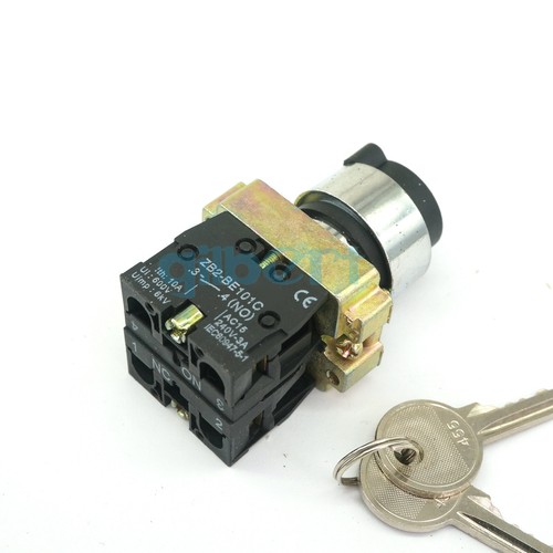 Interruptor de selección de llave momentánea mantenida de 22 mm montaje 2/3 posiciones N/O N/C - Imagen 23 de 29
