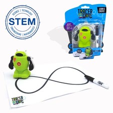 Tracerbot - Green. Mini Inductive Robot That Follows the Black Line You Draw
