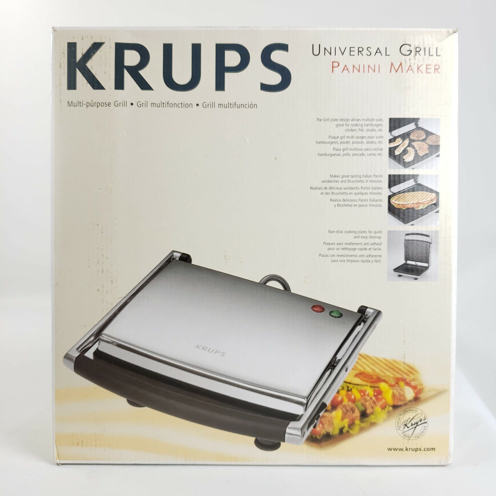 krups fde312 universal grill and panini maker