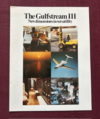 Gulfstream III 1980 Brochure